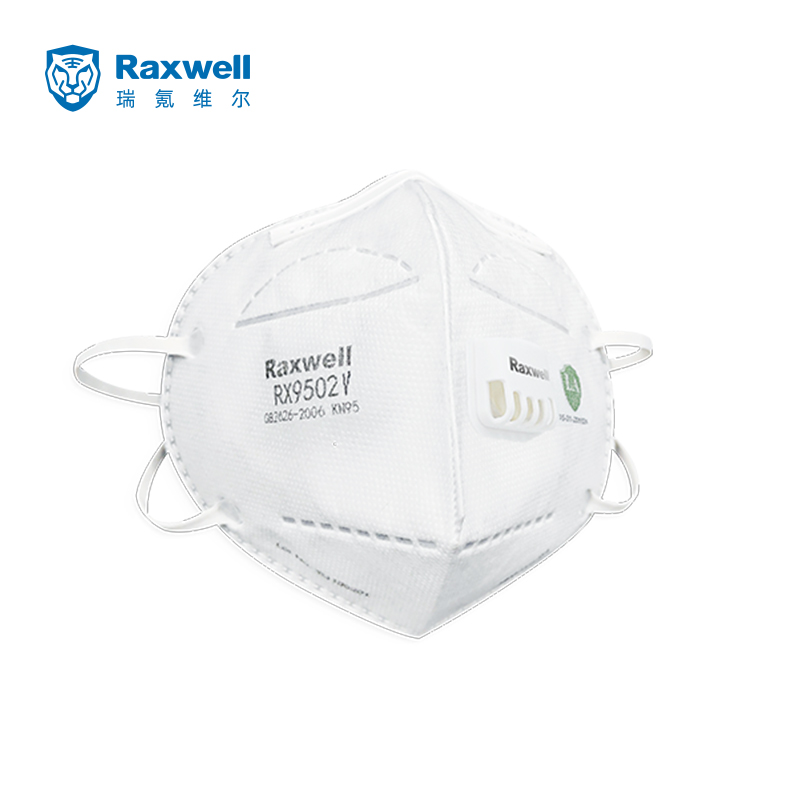 Raxwell KN95 mask dust-proof haze PM2 5 comfortable knit ear with valve head 25 only RX9502V