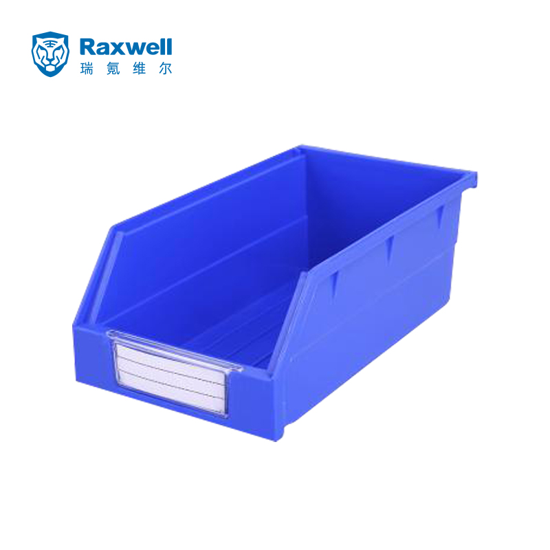 Raxwell back hanging parts box inclined mouth plastic screw tool material containing box RHSS3028-3030