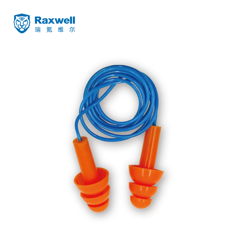 Raxwell Silicone Professional Noise Reduction Earplugs Industrial Machinery Operation Soundproofing with Rope Defense Loss Washable 100 Deputy