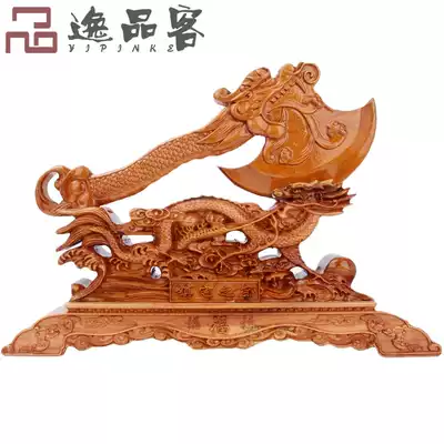 Taishan Yipingke peach wood axe New house faucet axe moving pendant Zheng material Feicheng living room decoration