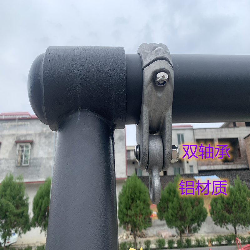 Round tube swing bracket connection fastener fixed ring park fitness facilities accessories Daquan outdoor swing bearing