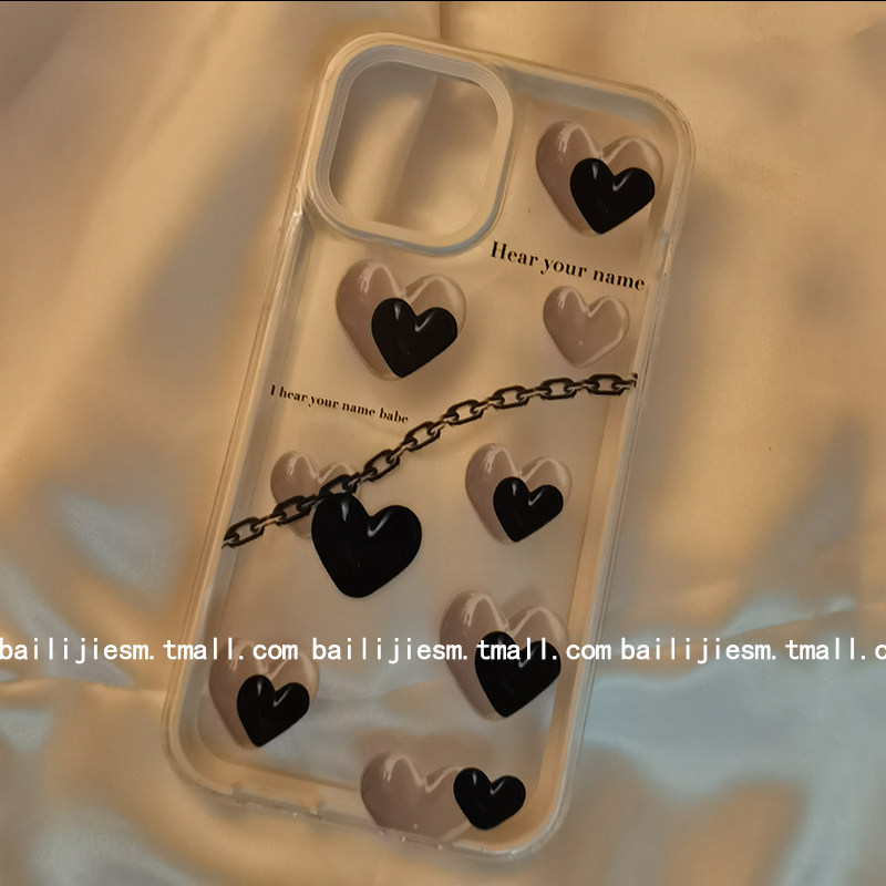 Japan-ROK extravagant drop of glue caring iPhone13 12promax Apple 11 mobile phone protection shell xs xr new xsmax transparent 7p full package 8plus anti-fall 1