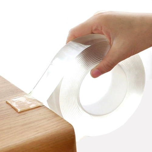 Универсальные наклейки, прозрачный двусторонний скотч, эластичная лента, можно стирать, не оставляет следов