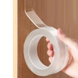 Универсальные наклейки, прозрачный двусторонний скотч, эластичная лента, можно стирать, не оставляет следов