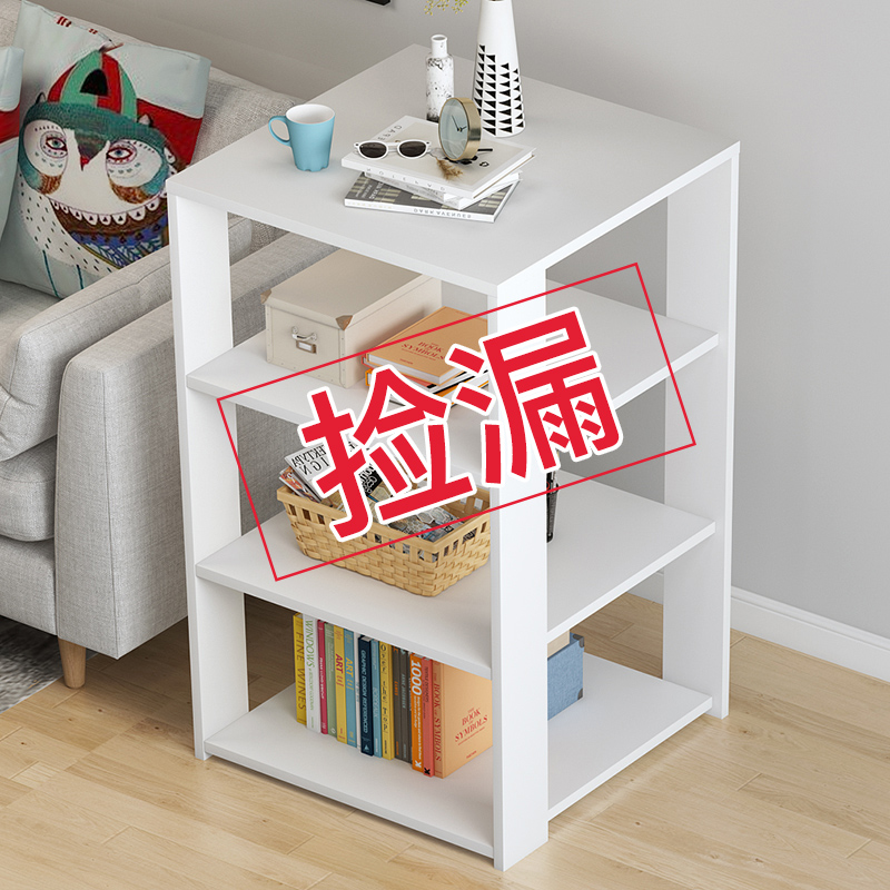 Small tea table minimalist living-room Double square table small family Balcony Edge A Few Bedrooms Bed Head Cabinet Mini Table Small Square Shaped Tea Table