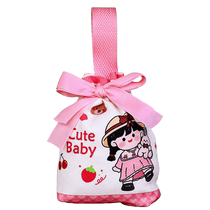 Baby full moon candy gift box 2024 new wedding candy bag portable cloth bag return gift wedding candy box accompanying gift empty box