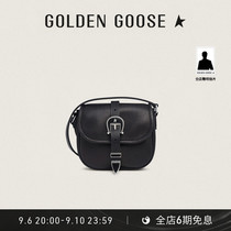 Golden Goose Womens Rodeo Bag Star Buckle Calfskin Shoulder Crossbody Bag