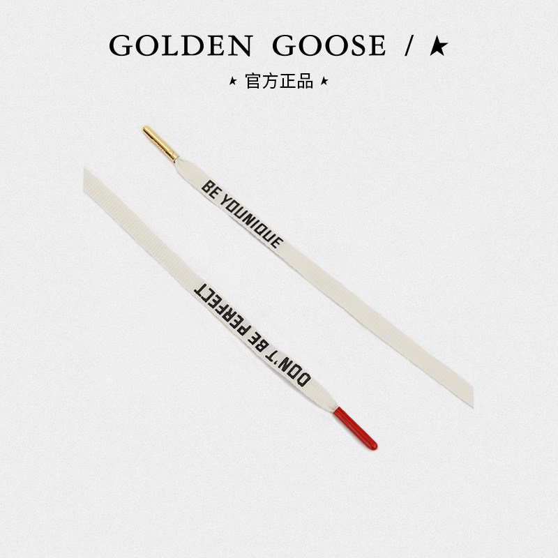 Golden Goose Men and women Laced Shoestring LETTER PRINTED SHOES ROPE PERSONALITY ACCESSORIES