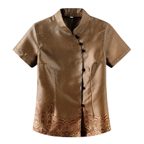 Jingcheng high-end hotel waiter work clothes short-sleeved womens summer catering restaurant banquet hot pot restaurant employee suit