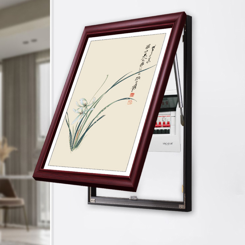 Electric Meter Box Decoration Painting Electric Box Painting Distribution Box Shade Hung Painting Electric Meter Box Clothing Accessories Painting Solid Wood Electric Gate Box Weak Electric Box