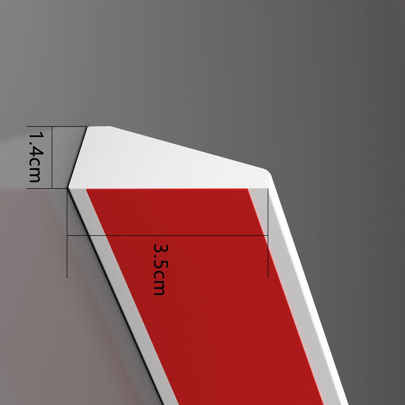 3.5cm wide Toilet floor water barrier strip kitchen bathroom countertop water barrier bathroom wash stand water barrier robot climbing