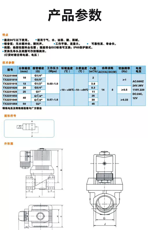 Van điện từ loại Baode van nước toàn đồng 6213-02/03/04/06/8 van khí nén SY223108 van dầu AC van stnc van khí nén 2 2