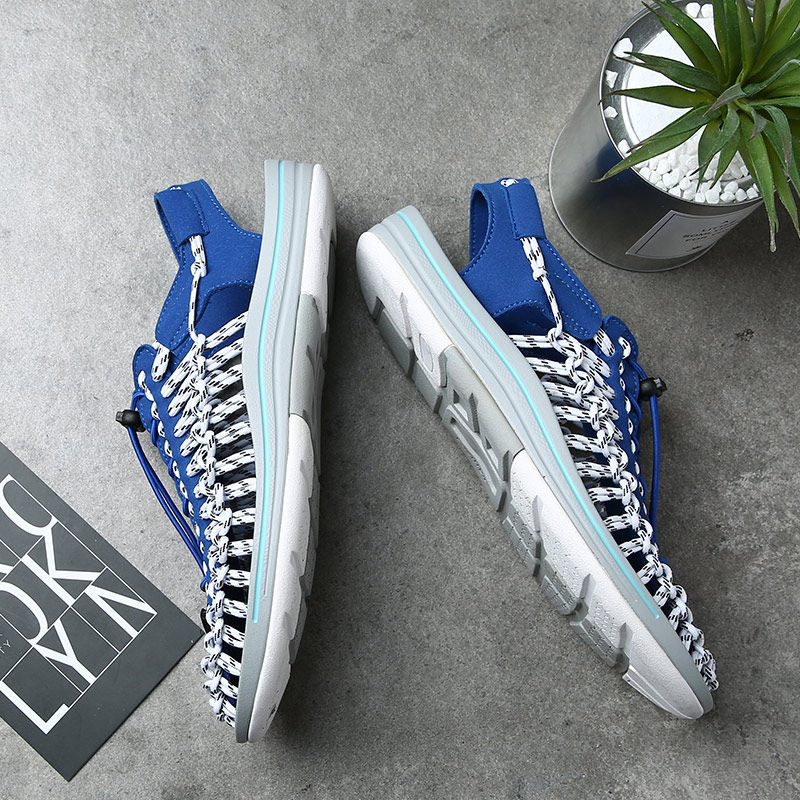 New Woven Sandals Sandals Sandals Sandals Sandals Manmade Stitches Summer Exterior Wearing Fashion 100 Hitch Male Style Tightness Shoes