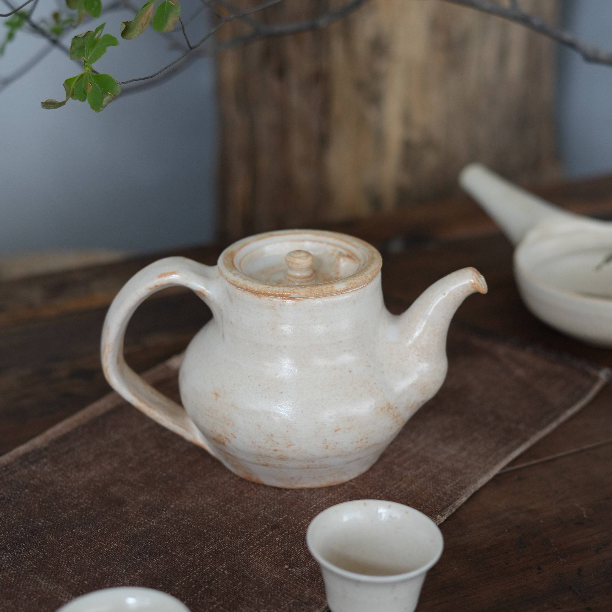 日本手工作家器市川孝陶艺陶器围炉煮茶可直火【煮茶器/茶壶】-淘宝 