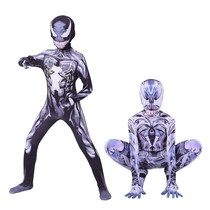 Black Venom Symbiosis cosplay Costume Adult Spider-Man Tight Halloween Costume Children cos Clothing