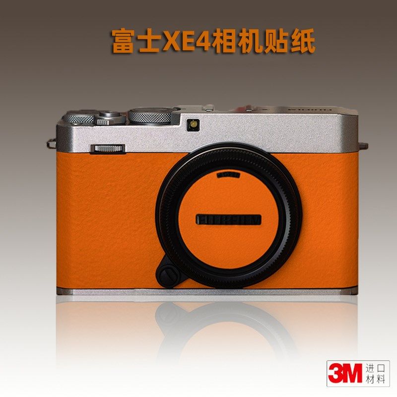 Applicable Fuji XE4 sticker Fujifilm camera adhesive film X-E4 accessories body protective post shell changed color 3M