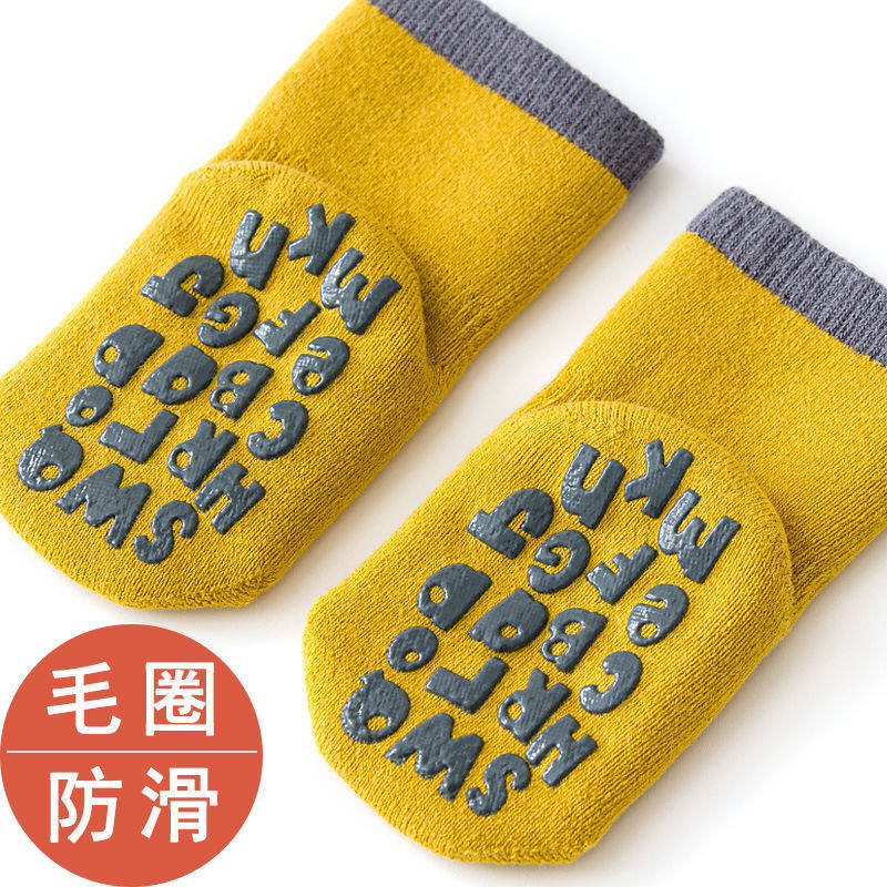 Floor socks baby autumn and winter thick children's socks shoes cool non-slip soft bottom socks baby thickened toddler socks