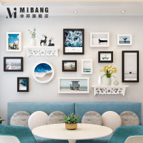 Modern simple living room wall decoration Creative wall hanging bedroom background wall pendant wall wall decoration free hole