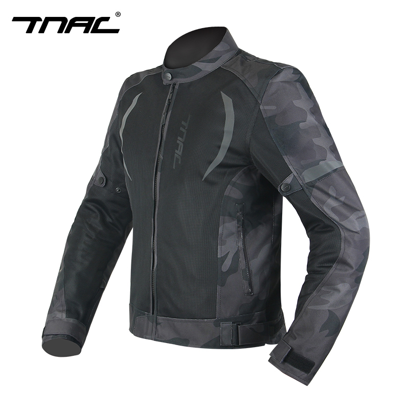 Tuochi bat motorcycle riding suit men's summer mesh breathable camouflage anti-fall reflective motorcycle jacket