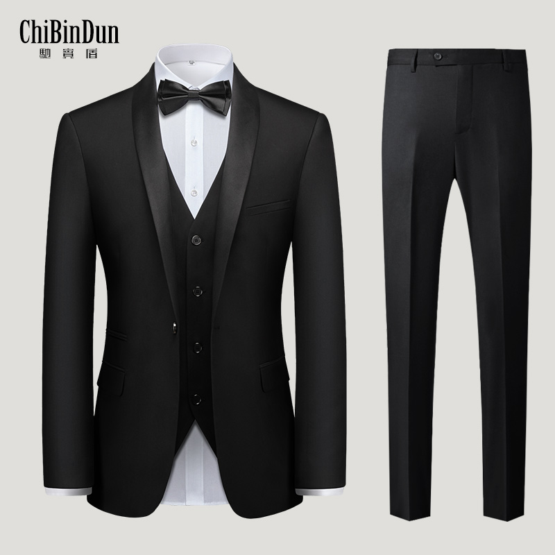 Men's Green Fruit Suit Collar Taster Multi-gown Groom Wedding Wedding Banquet Host Show Gown