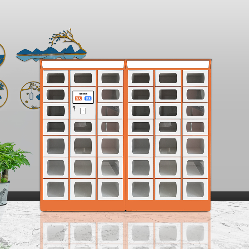 Intelligent take-out cabinet Office unit contactless take-out self-lifting cabinet Intelligent heating and insulation take-out cabinet system