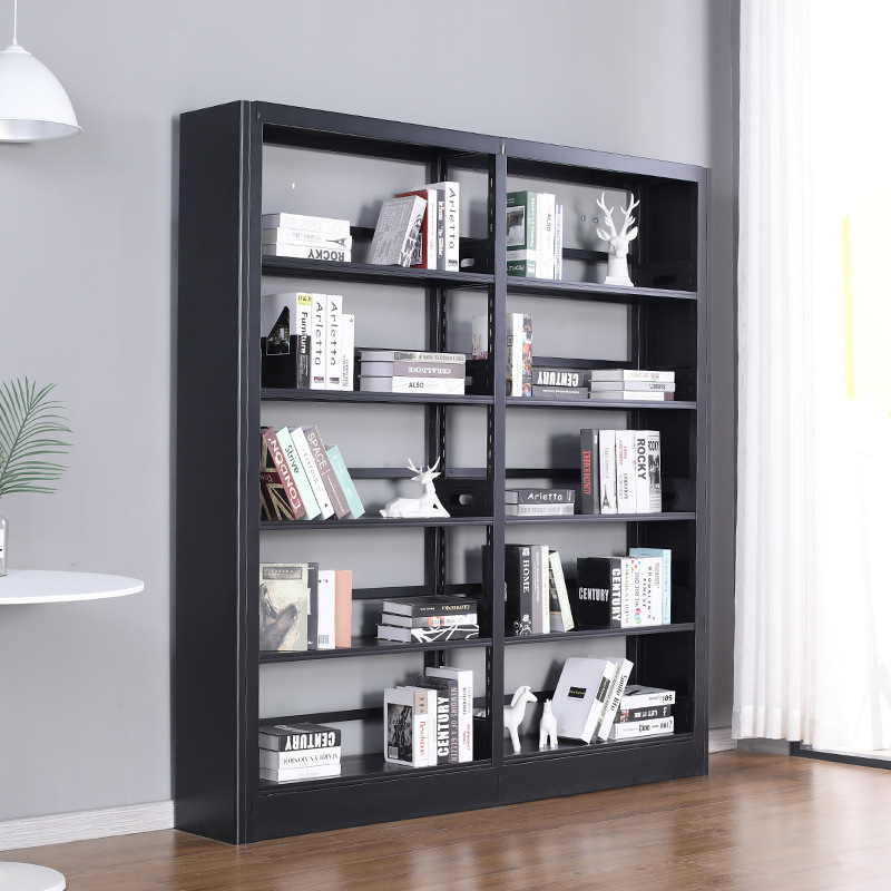 Library Bookshelves School Reading Room Special Steel Single-Sided Bookcase Home Children Books Bookcase Information Shelf