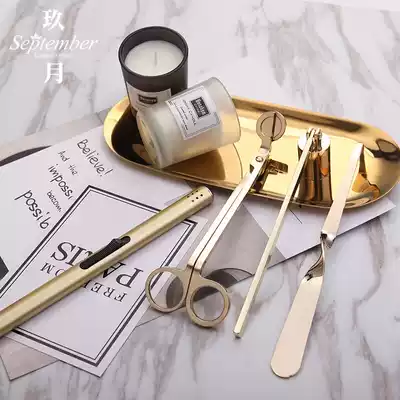 Aromatherapy candle tool set Candle extinguisher Candle hook Candle cover Candle extinguisher Three-piece set Holder firearm