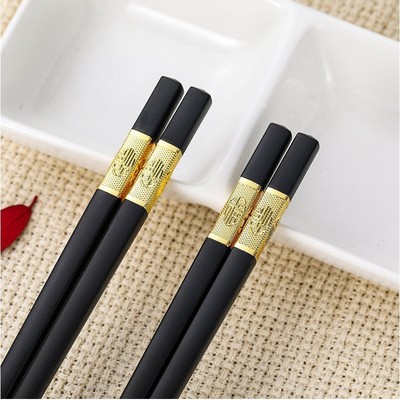 筷子家用酒店合金筷子防滑不发霉抑菌筷酒店