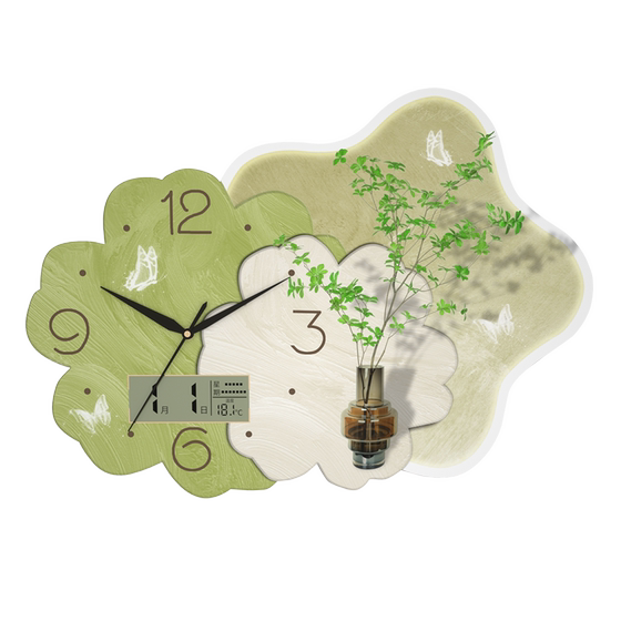 Dilan decorative painting silent clock without punching