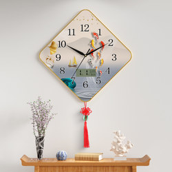 Internet-Famous Wall Clock for Home Use, Silent Living Room Wall Clock, Bedroom Dining Room Quartz Clock, Modern Creative Wall Watch