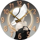 Dilan Watches Wall Clock Living Room Home Tempered Glass