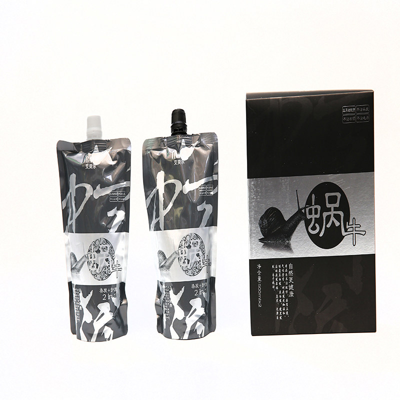 Snail black hair agent without scalp natural black household plant black hair barber store black oil batch