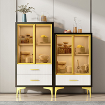 Wine cabinet sideboard one wall red wine rack tea cabinet home kitchen living room glass door locker