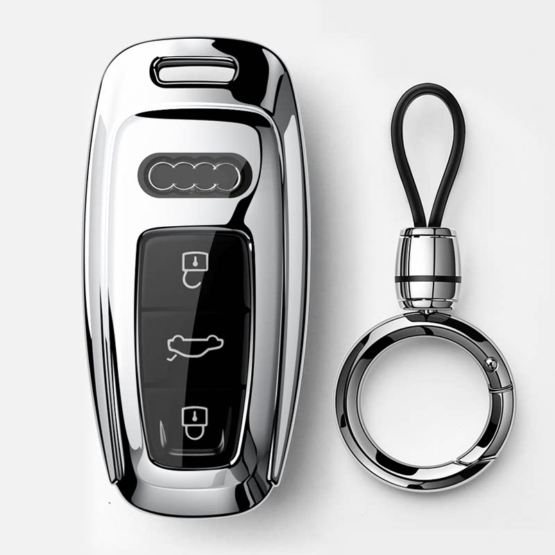 Suitable for Audi key cover 20 A6 A6 A6L A6L A7 A7 A8 Fashion upscale car key shell button male and female