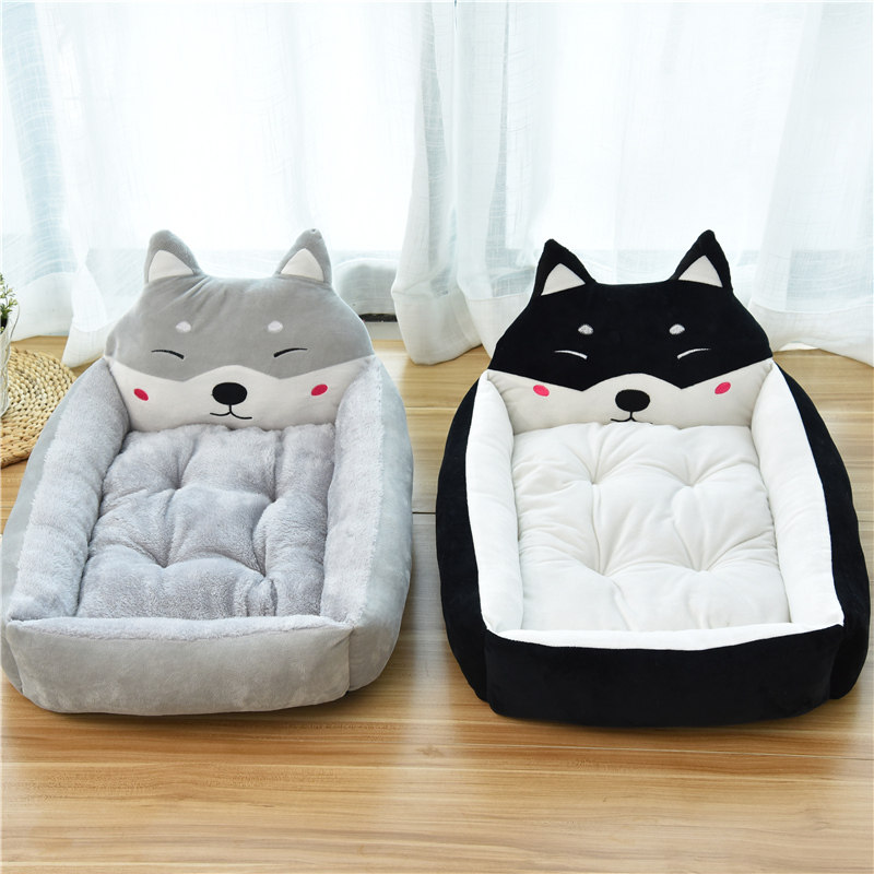 Kennel Four Seasons Universal Pet Mat Small Large Dog Corgi Teddy Dog Supplies Bed Cat Nest Keep Warm in Winter