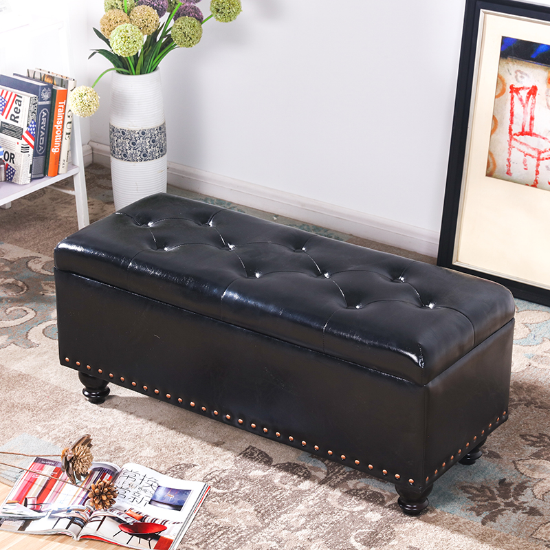 Multifunctional shoe-changing stool creative storage storage door home sofa stool rectangular can sit in clothing store adults