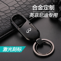 Special for Infiñidi key buckle Q60 Q70L QX30 QX50 alloy key buckle mens waist hanging custom