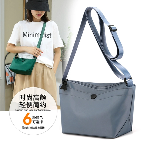 Летняя универсальная сумка через плечо, нейлоновая небольшая сумка, сумка на одно плечо, шоппер