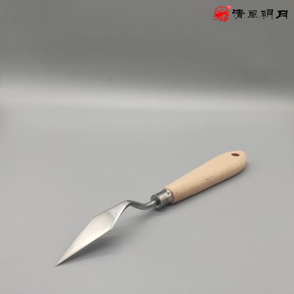 Qingfengmingyue DIY Enamel Painting Cloisonné Gold Wire Sand Painting Filigree Painting Stainless Steel Multi-Model Special Spatula