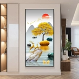 Алмазная вышивка для привлечения богатства лось, наклеенный алмазной вышивкой крестиком, 5d алмазная картина, полная бриллиантов, новая гостиная 2025, прихожая, коридор, свет, роскошь