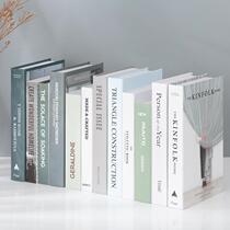 Fake book imitation book decoration decoration wine cabinet modern simple living room bookshelf ins props decoration Nordic style