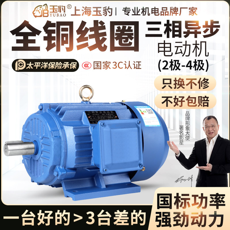 Three-phase asynchronous motor 2 poles 4 poles 0 75 1 5 2 2 3 4 5 5 7 5KW countries Label 380V High Speed-Taobao