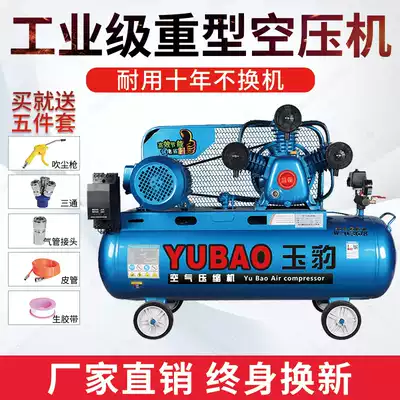 Air compressor Industrial grade large 380V high pressure air pump small 220V spray paint pump steam repair air compressor