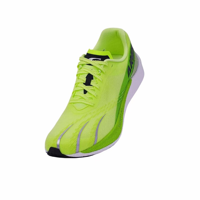 Do-Win/多威 God of War 4 Pro Breathable Carbon Plate Thin Sole Racing Running Shoes Fluorescent Green