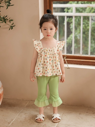 Детские штаны-клёш, тонкие штаны, леггинсы, коллекция 2023