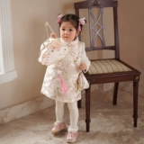 Детский жилет, ципао, удерживающая тепло юбка, увеличенная толщина