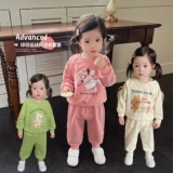 Детская демисезонная толстовка, спортивный детский комплект, в западном стиле