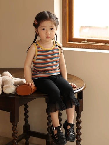 Детские штаны-клёш, тонкие штаны, леггинсы, коллекция 2023