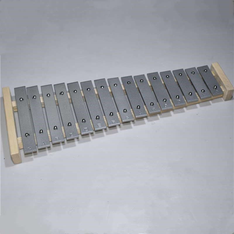 Children Orff instrumental Kindergarten Baby Exercise Rhythmical Music Cognitive Percussion 15 Sound aluminum plate xylom-Taobao