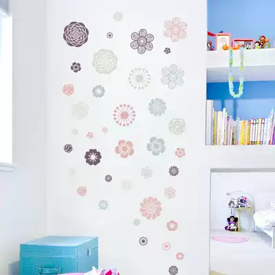 Sticking cover ugly stickers decorative small pattern cute cartoon self-adhesive dressing room top waterproof stickers bedroom wall stickers